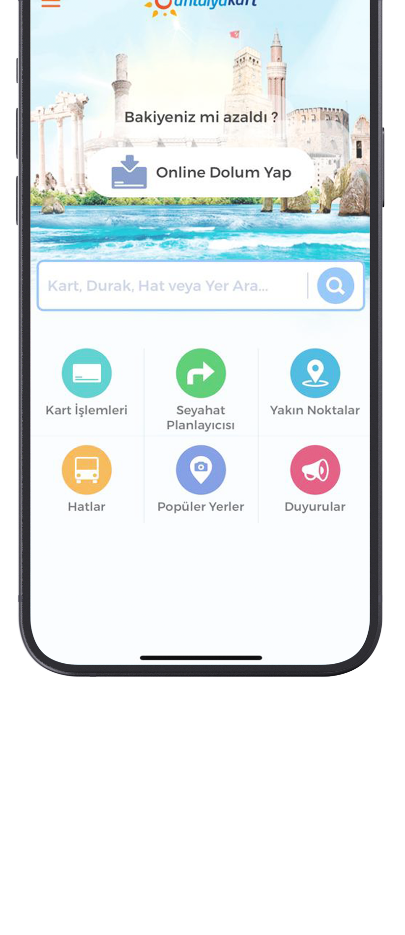 Antalya Kart Mobil Uygulama